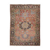 Handmade Persian Heriz Carpet, Large Tribal Wool Rug- 280x220cm