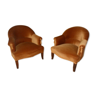 Pair of armchairs toad