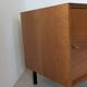 Small wooden and metal side table, 1970s