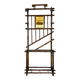 Vintage bamboo entrance hall with mirror circa 1920's