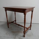 Antique mahogany sidetable with drawer