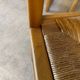 6 Regain House chairs - Elm and straw - 1980 - Vintage - Brutalist