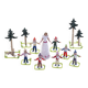 Vintage Glass Figurine Set, Jaroslav Brychta, 1930s–1940s