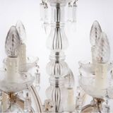 Crystal chandelier, Western Europe, mid-20th century.