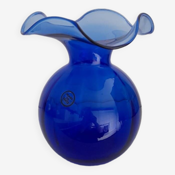 IVV vase made in Italy blue