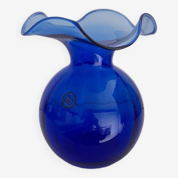 Vase IVV made in Italy bleu