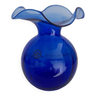 IVV vase made in Italy blue