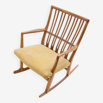 Rocking Chair 'Ml- 33' par  Hans J. Wegner pour a/S Mikael Laursen, Danemark, 1950s