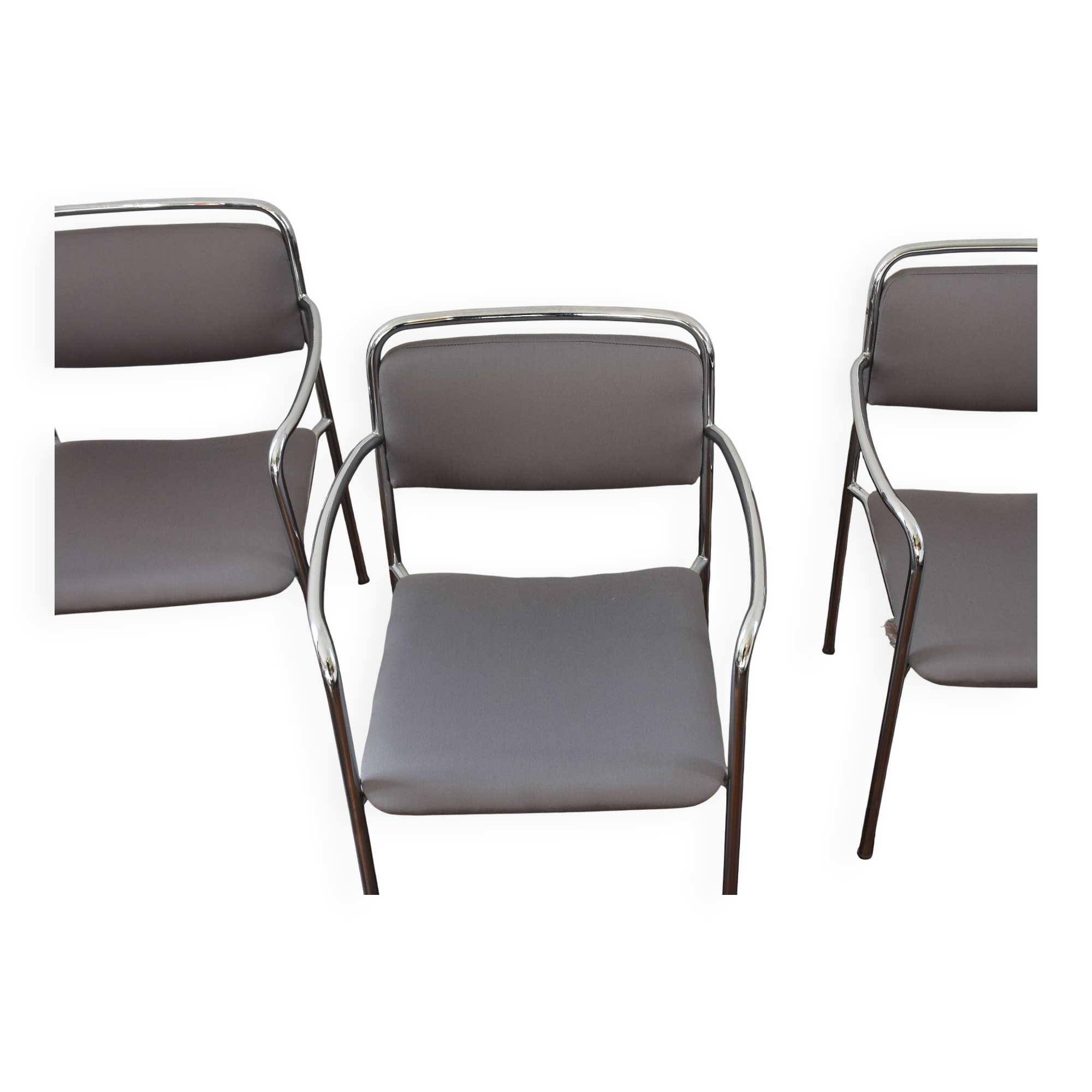 Set of 4 vintage chairs from the GDR era - 'Palast der Republik', 1970s