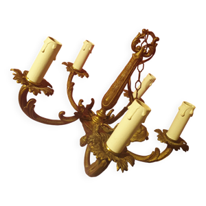 Lustre bronze 5 lumières