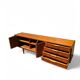 Enfilade de style scandinave en teck, 1960