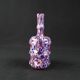 Antique polychrome speckled glass carafe/bottle from Clichy, late 19th century