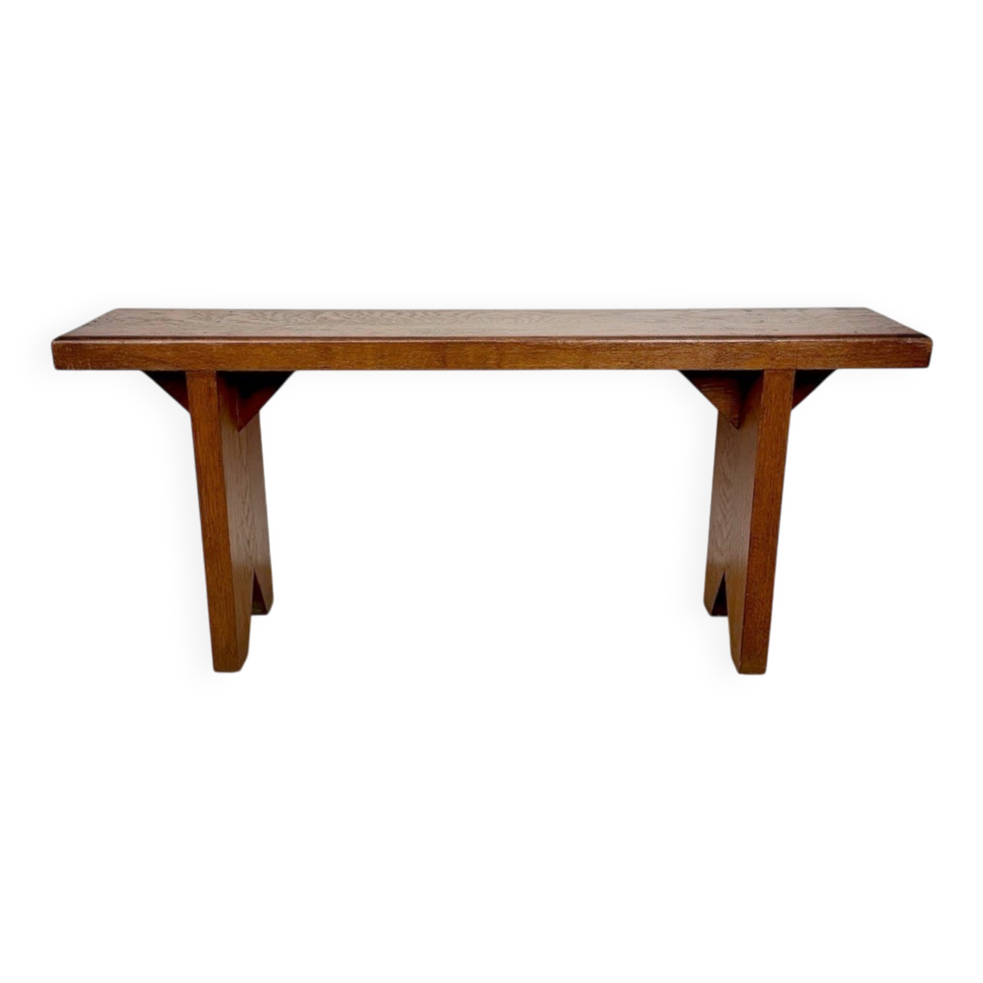 Handcrafted oak bench