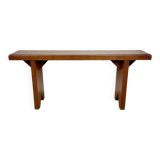 Handcrafted oak bench