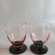 2 verres vintage