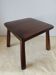 Wooden stool in Scandinavian style, handcrafted, circa 1960.