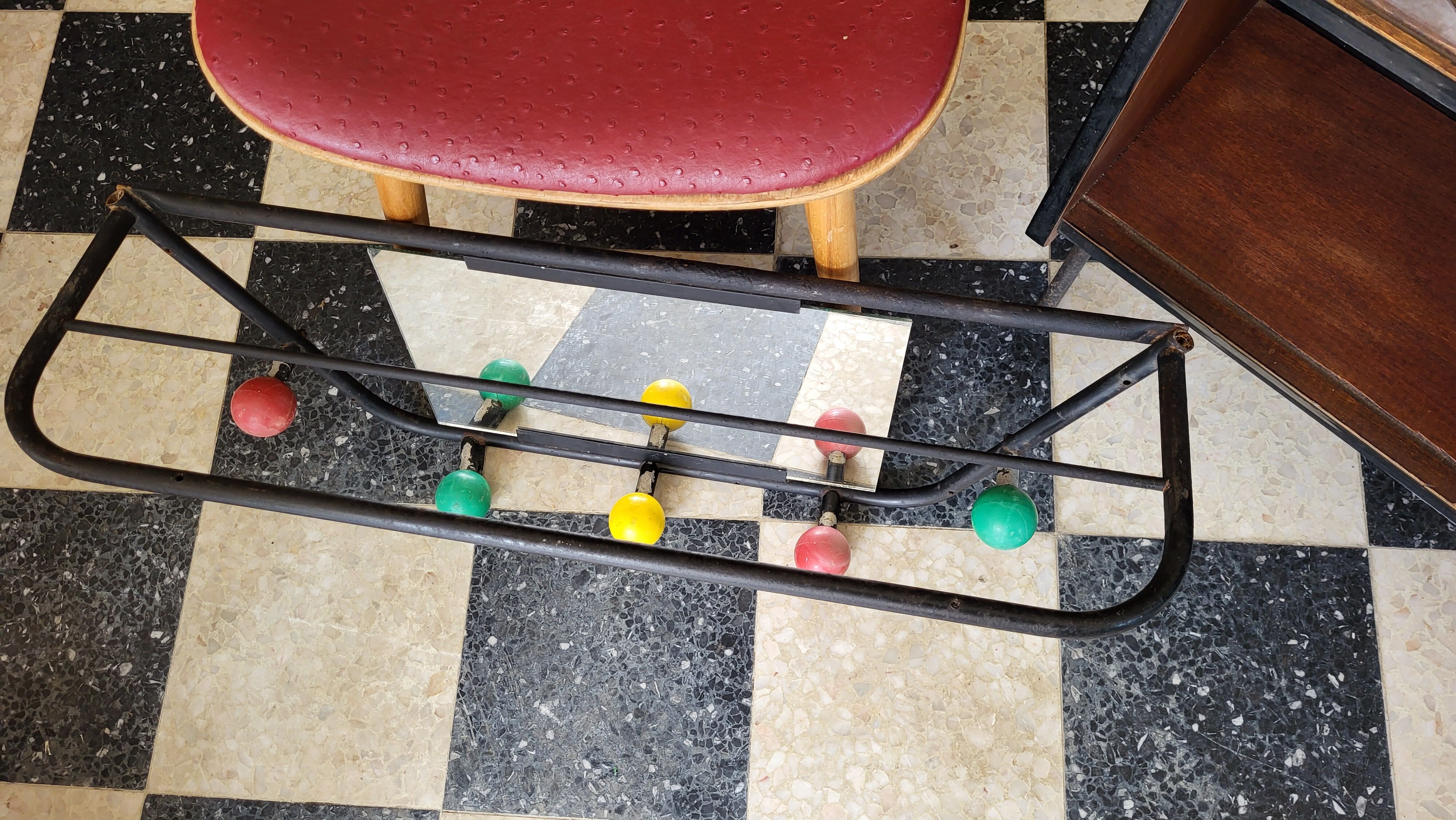 Coat rack ball colors 50s