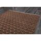 1970s Vintage Turkish Hand-Knotted Wool Cotton Brown Rug 130x194