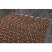 1970s Vintage Turkish Hand-Knotted Wool Cotton Brown Rug 130x194