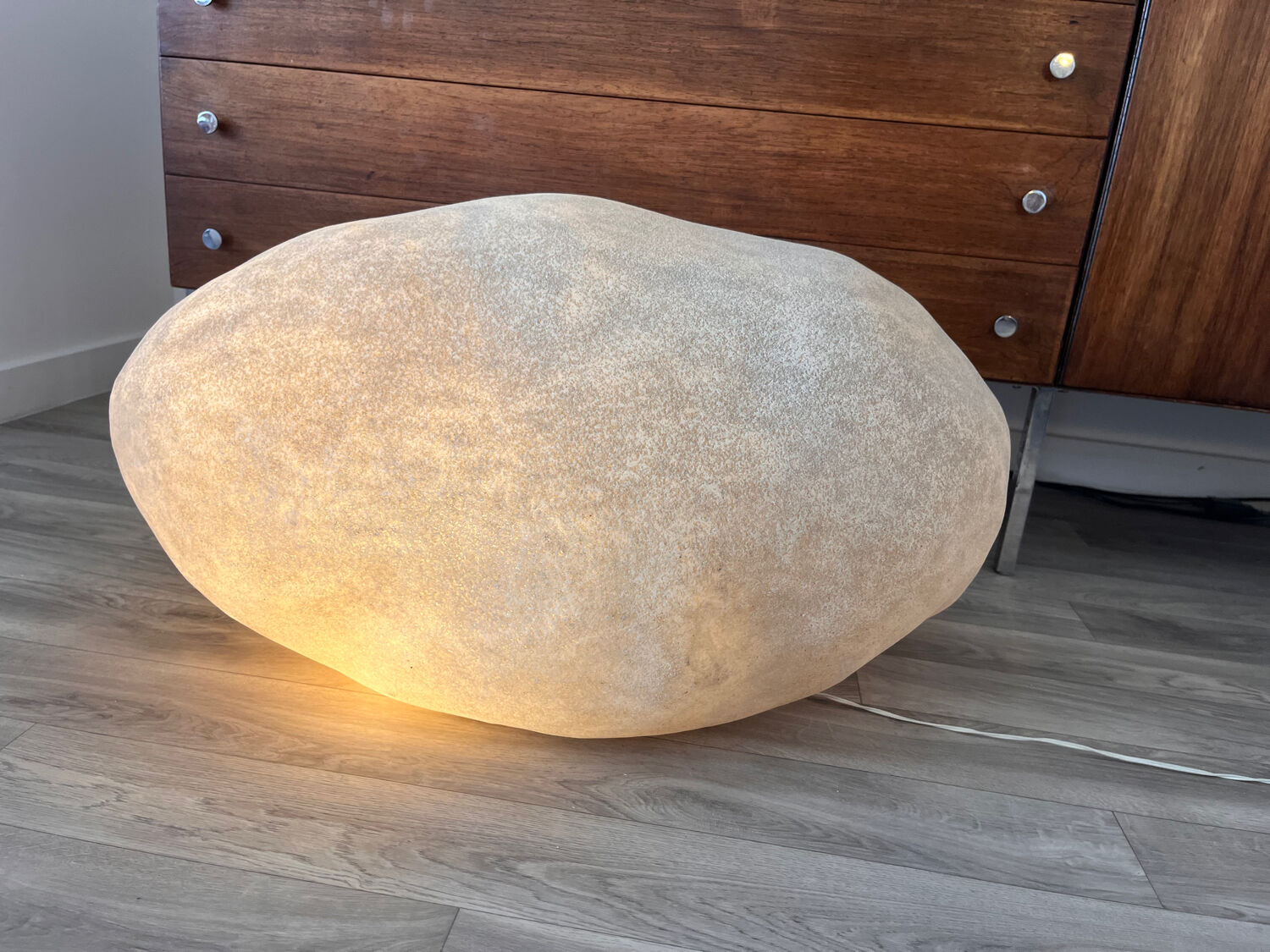 Very large Cazenave rock lamp