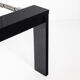 Vintage extendable table / console in lacquered wood by Paul Michel, France 1990