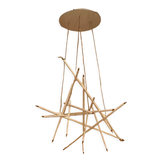 "Unstructured" chandelier