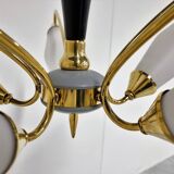 Mid century italian chandelier, 1960s