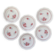 Dinner plates x6, Ceranord, Semi French Porcelain from the late 1950s
