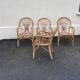 Set of wicker armchairs