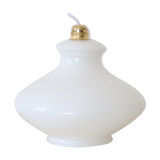 Opaline suspension with serrated edge, vintage