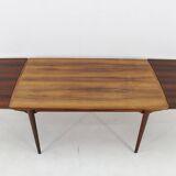 Table à manger extensible en bois danois des années 1960