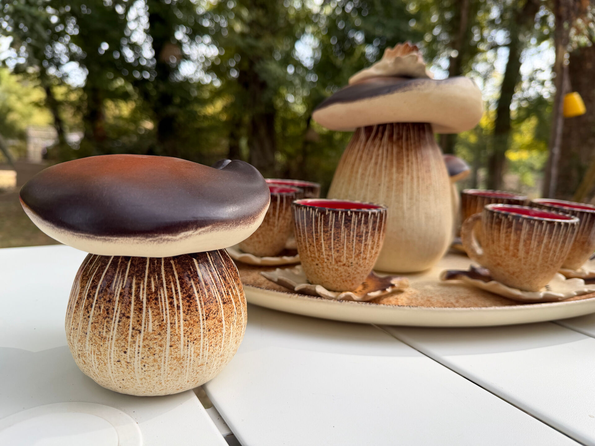 Vintage Bruno Dose service – Mushroom model