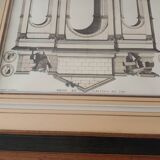 Drawing of the Arc de Triomphe of Gallien, Rome 57x65x2 cm