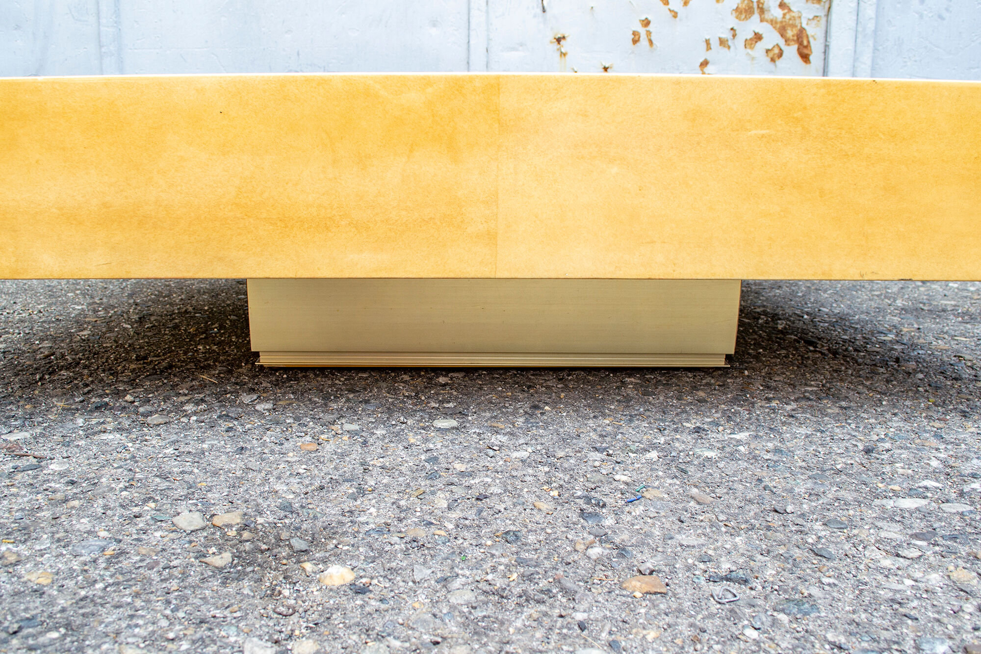 Table basse en feuilles de parchemin Italie 70