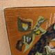 Vintage wall tapestry canvas The Ram M.M. Charollais 60s/70s