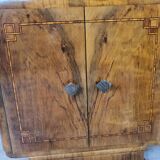 Art Decò Bedsides in Walnut