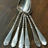 6 Christofle soup spoons