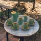 Vintage Memphis Naj Oleari Ceramic Tea Set by Massimo Iosa Ghini - 1980s