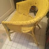 Rattan armchair