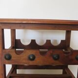 Solid wood wine rack