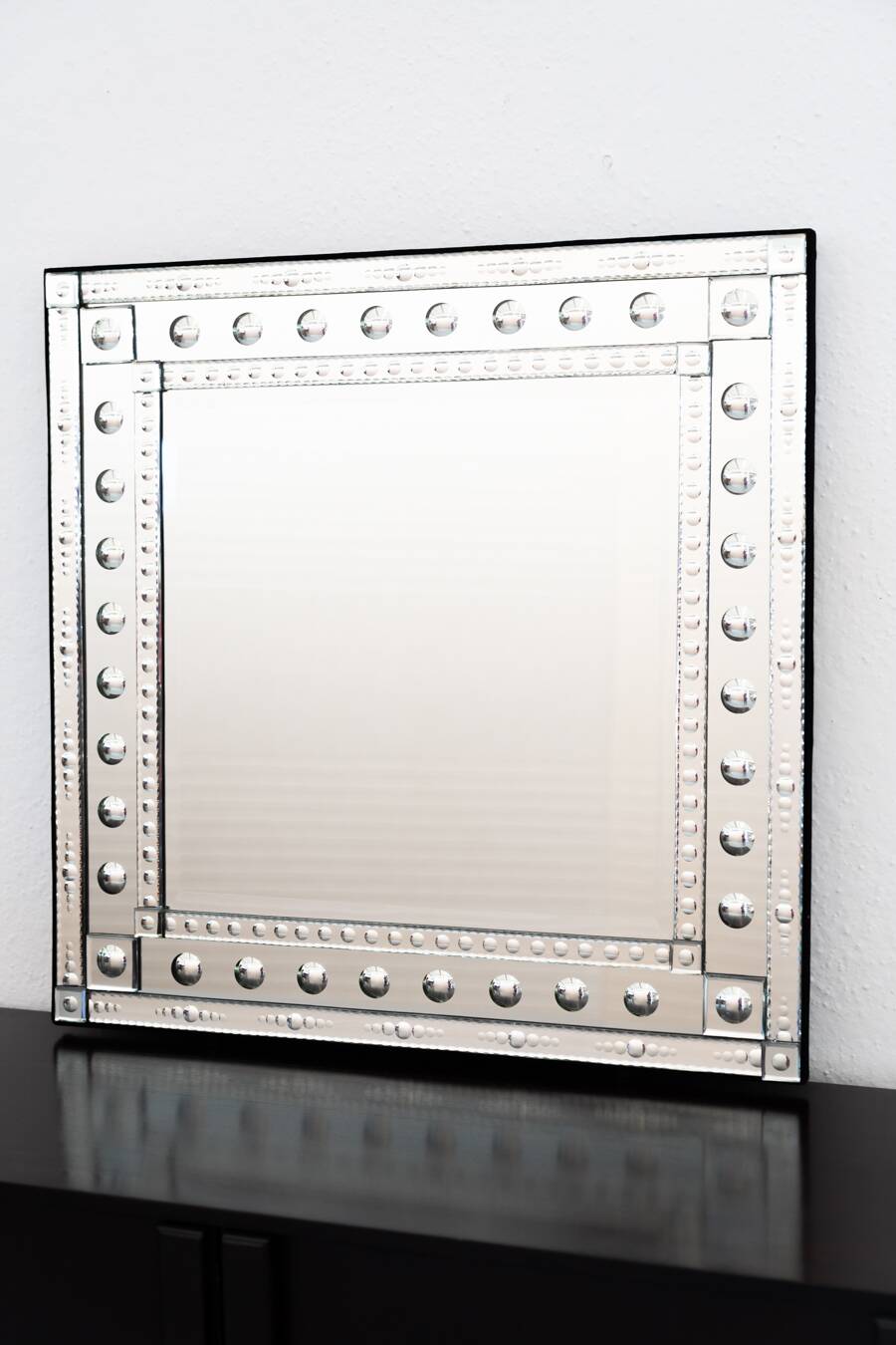Square decorative wall mirror, 1970-1979