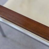 Pair club chairs, model 206 by lübke, 60s