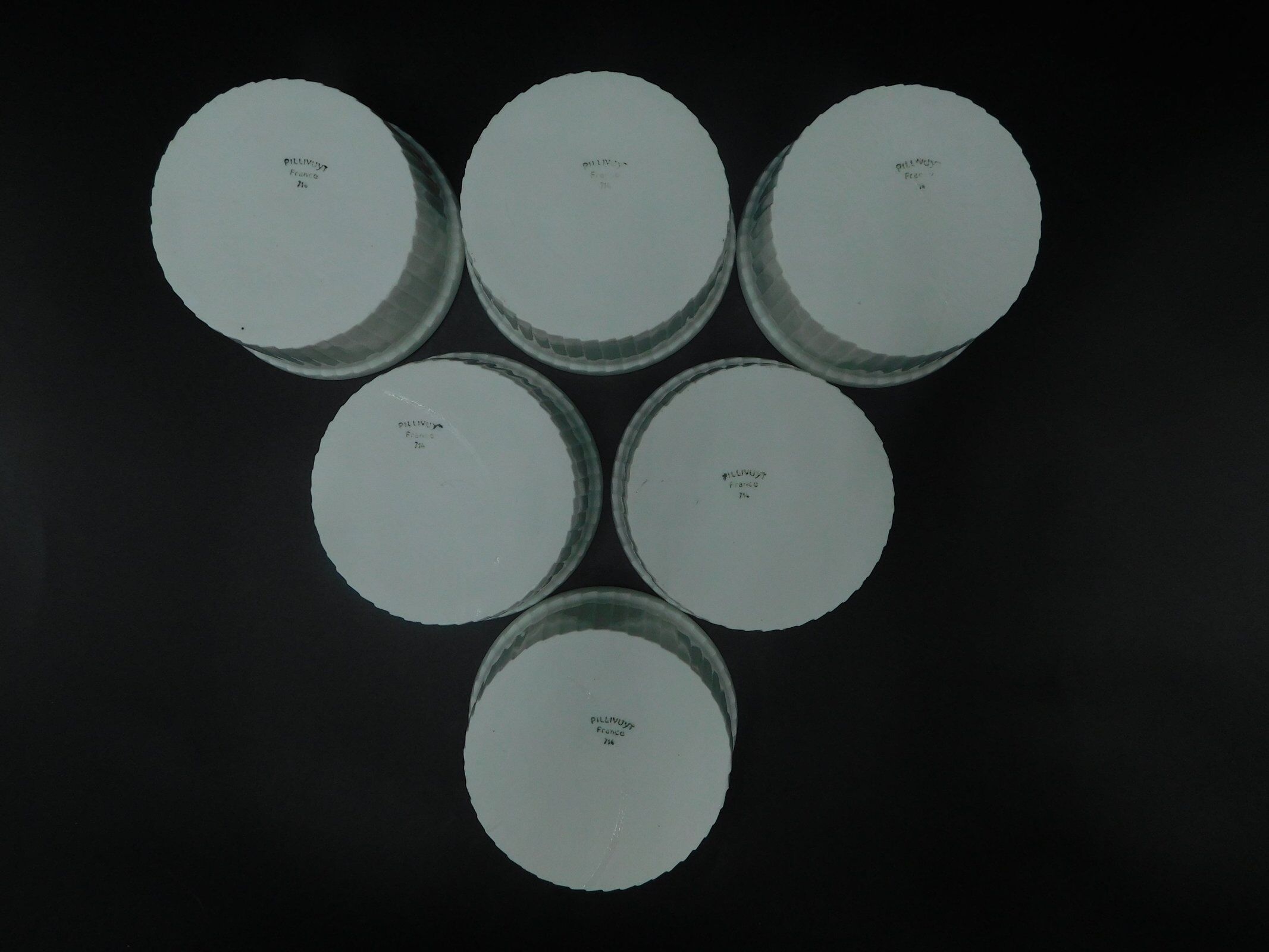 Set de 6 ramequins en céramique Pillivuyt