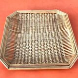 Tray / basket woven wicker
