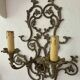 Large vintage Italian baroque wall light
