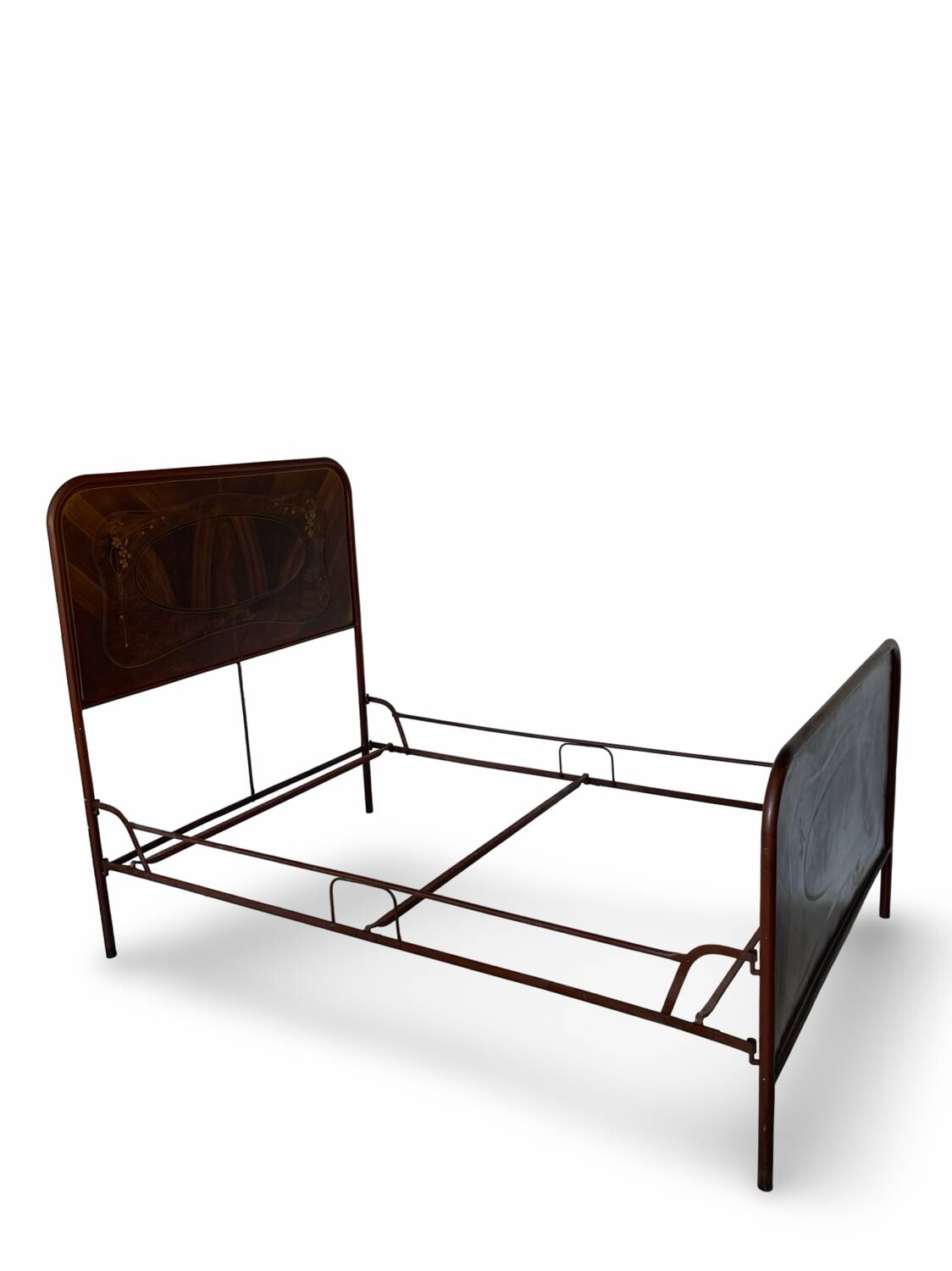 Cadre de lit Art déco italien une place et demie, 1925