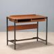Vintage mahogany veneer hairdresser design Italy 1960s