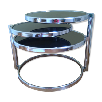 Round coffee table 70s