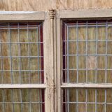 Pair of stained glass windows