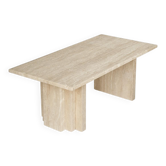 Brut travertine coffee table